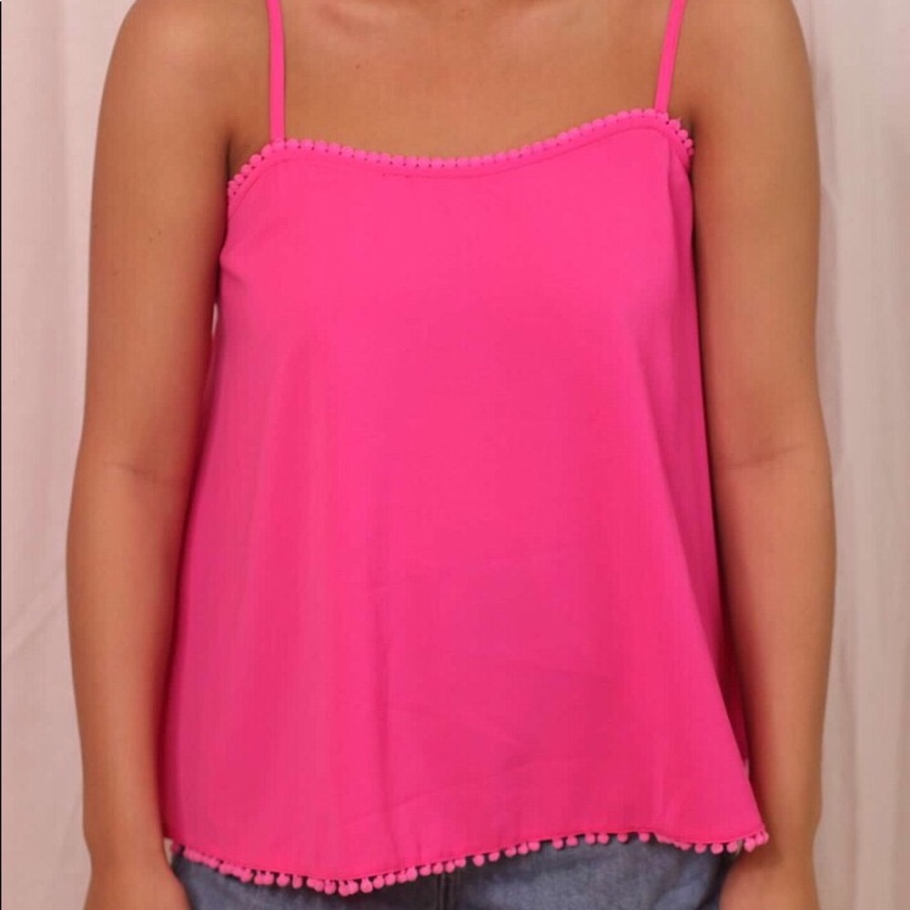 Frilly Pink Tank